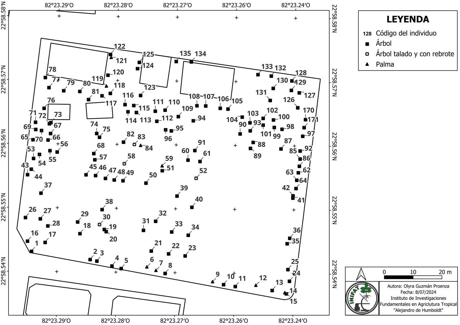 Mapa de la colección histórica del Cuartón de Roig